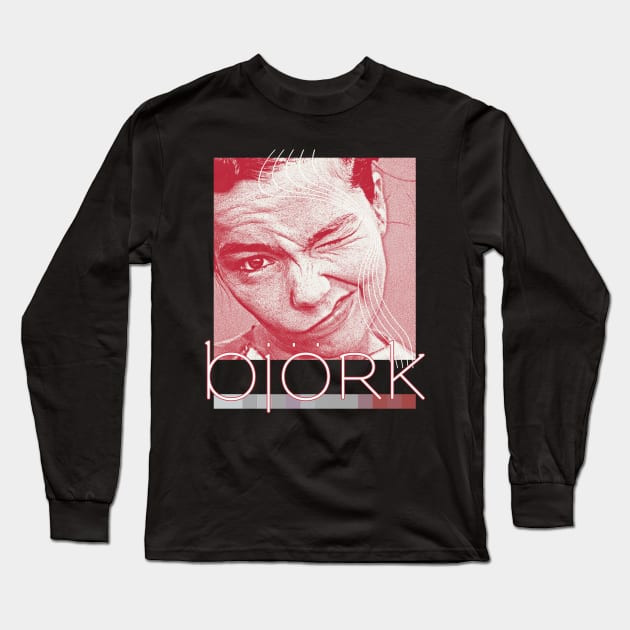 Björk >  > Aesthetic Fan Art Design Long Sleeve T-Shirt by unknown_pleasures